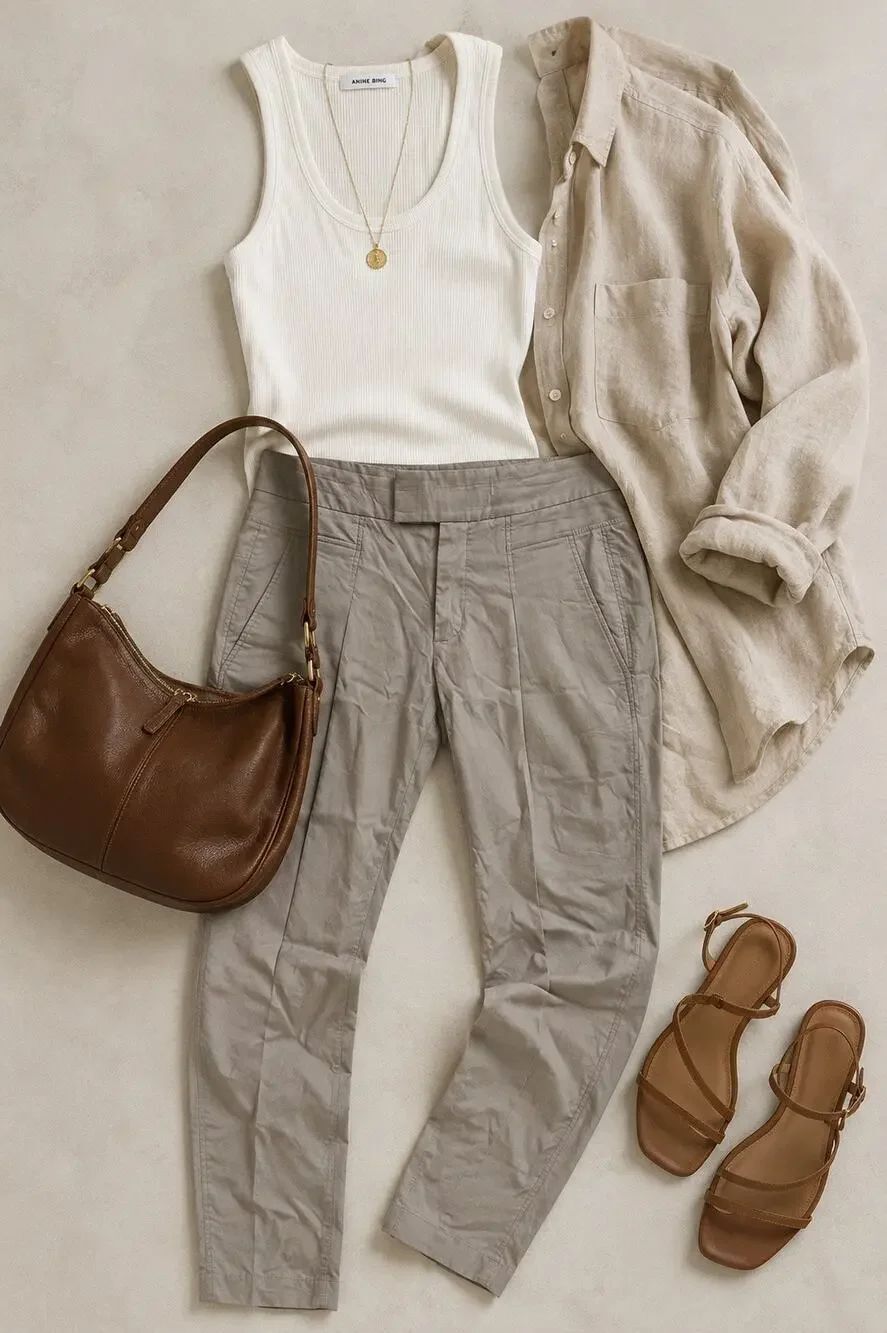 Helmut Lang Gray High Rise Slim Tapered Ankle Pants Size 2 Quiet Luxury